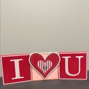 Valentine’s Day Decor Blocks- I ❤️ U